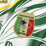 Mali 2026 Home Jersey – White/Green Geometric