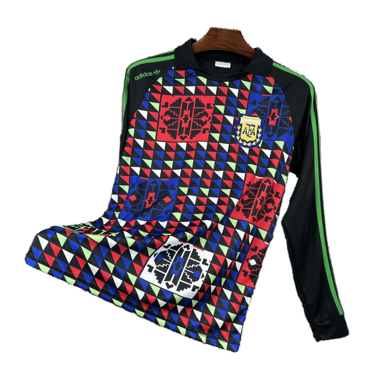Argentina 1990 Goalkeeper Jersey – Long Sleeve – Retro Version