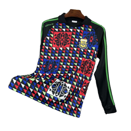 Argentina 1990 Goalkeeper Jersey – Long Sleeve – Retro Version