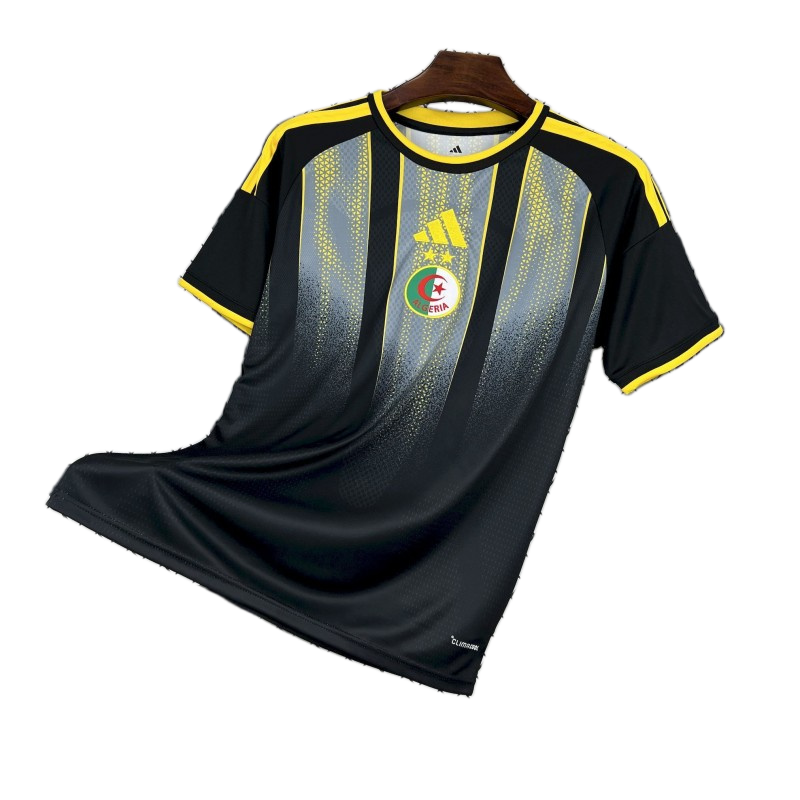 Algeria 2026 Training Jersey – Black/Yellow