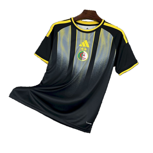 Algeria 2026 Training Jersey – Black/Yellow