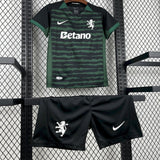 Sporting 2025/26 Goalkeeper Kids Kit