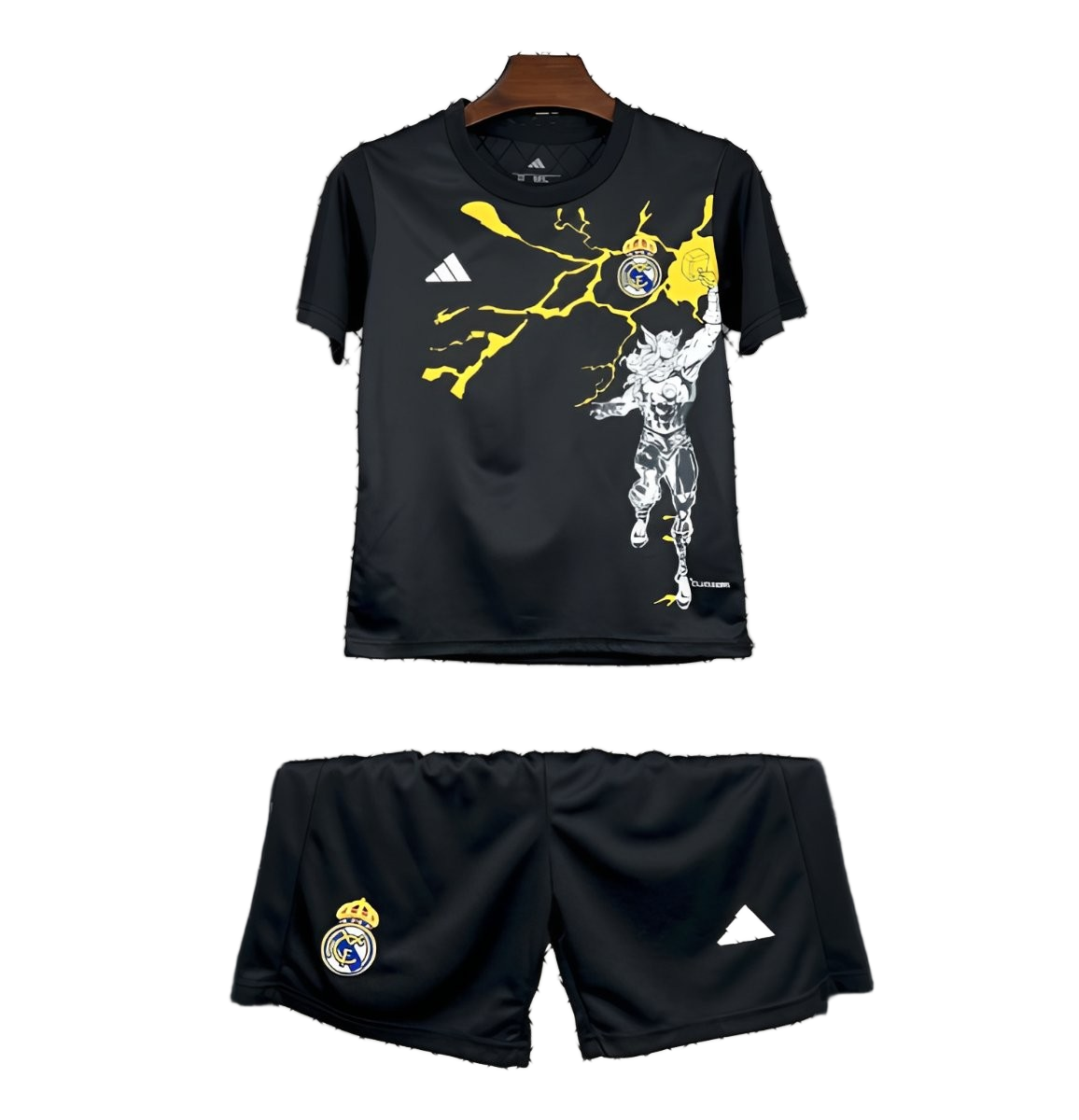 Real Madrid 2025/26 Pre – Match Kids Kit – Player Version