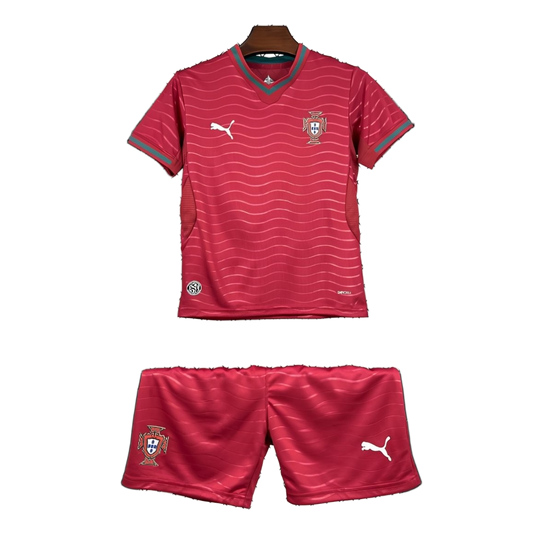 Portugal 2026 World Cup Home Kids Kit