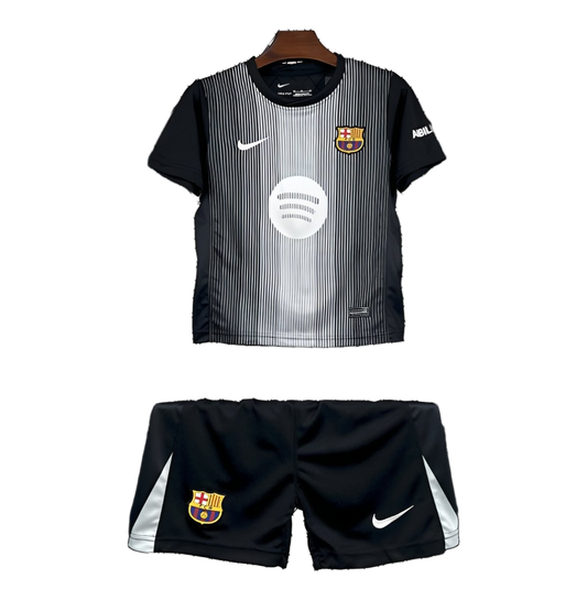 FC Barcelona 2025/26 Goalkeeper Kids Kit