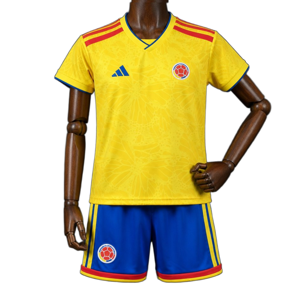 Colombia 2026 World Cup Home Kids Kit