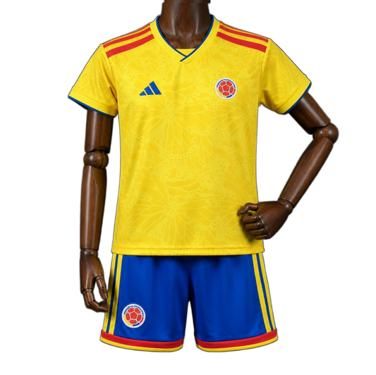 Colombia 2026 World Cup Home Kids Kit