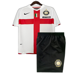 Inter Milan 2007/08 Away Kids Kit – Retro Version – White