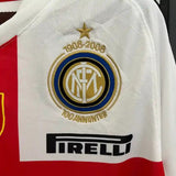 Inter Milan 2007/08 Away Kids Kit – Retro Version – White