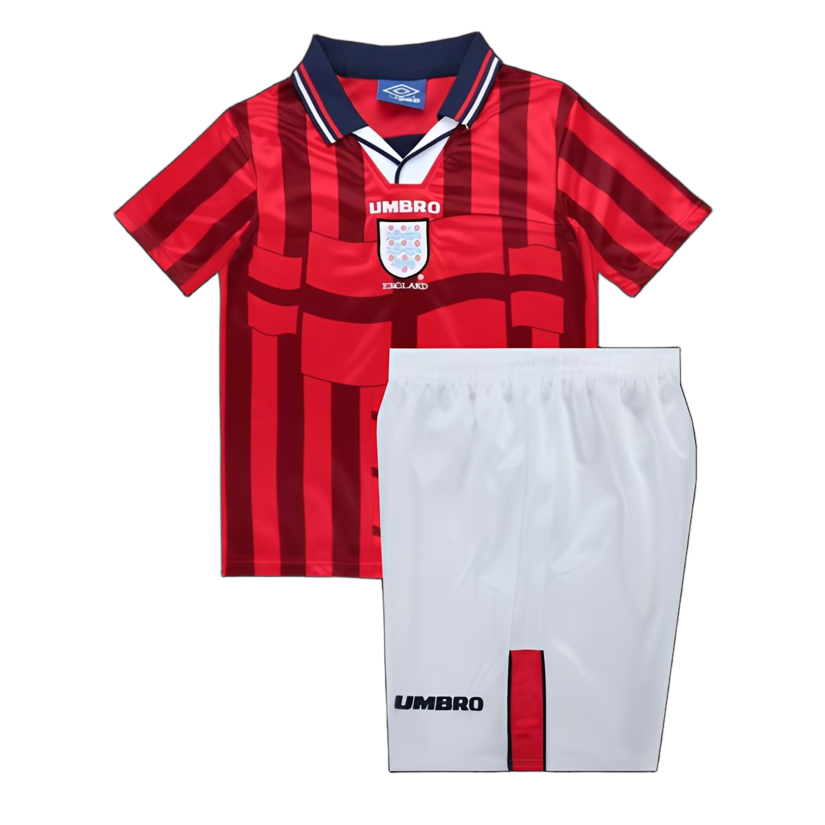 England 1998 Away Kids Kit – Retro Version
