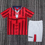 England 1998 Away Kids Kit – Retro Version