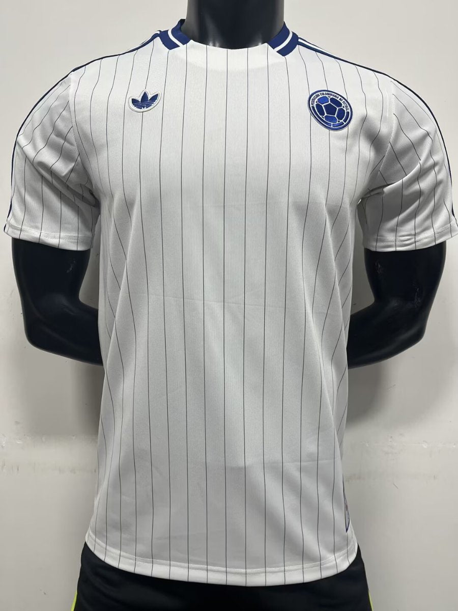 Colombia 2026 Jersey – White – Adidas Terrace Icons