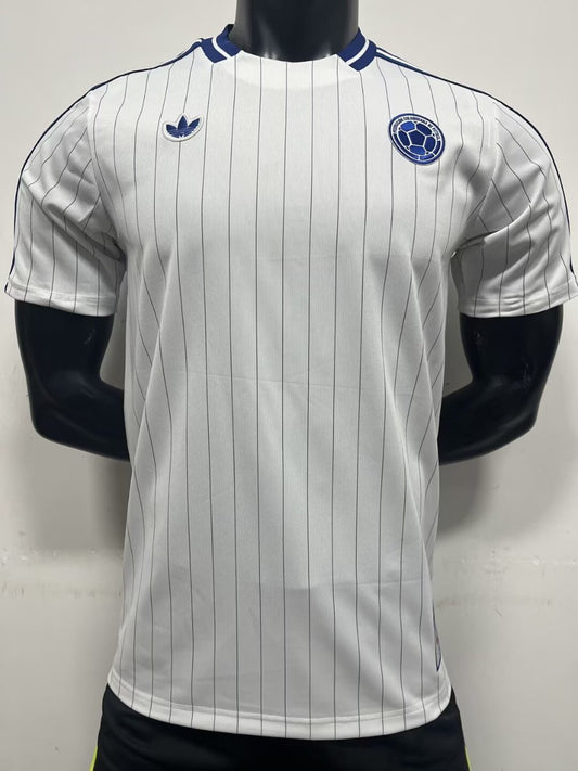 Colombia 2026 Jersey – White – Adidas Terrace Icons
