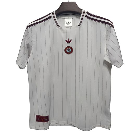 Aston Villa 2026 Jersey – White – Adidas Terrace Icons
