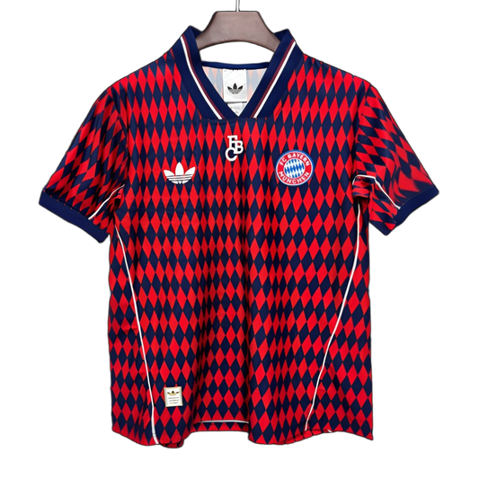 Bayern Munich 2026 Jersey – Red/Navy – Adidas Terrace Icons