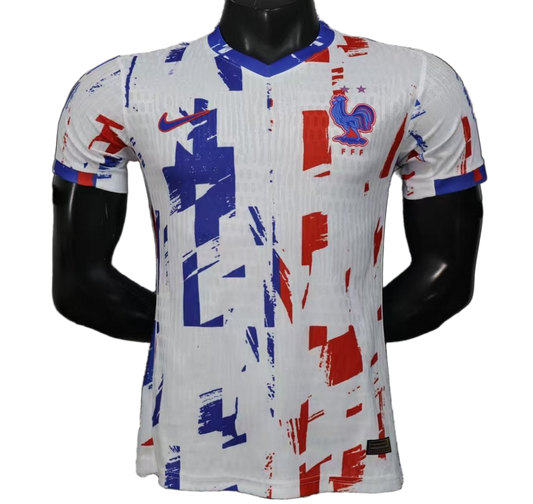 France 2026 Jersey – Player Version – Special Edition – White/Red/Blue – Brushstrokes
