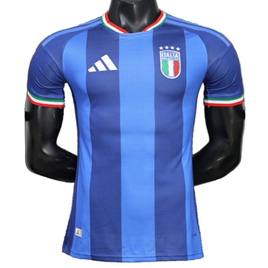 Italy 2026 Jersey – Player Version – Blue – Tonal Vertical Stripes