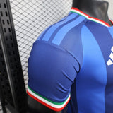 Italy 2026 Jersey – Player Version – Blue – Tonal Vertical Stripes