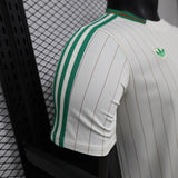 Algeria 2026 Jersey – Player Version – White/Green – Pinstripes