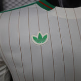 Algeria 2026 Jersey – Player Version – White/Green – Pinstripes
