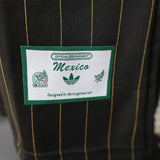 Mexico 2026 Jersey – Player Version – Black/Gold – Pinstripes