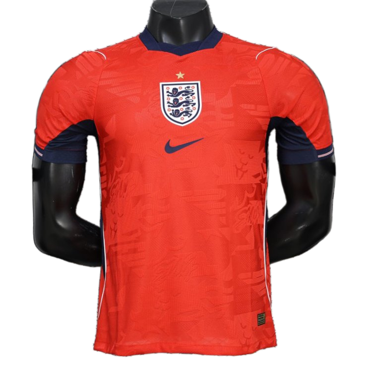 England 2026 Jersey – Player Version – Red – Abstract Graphic Pattern