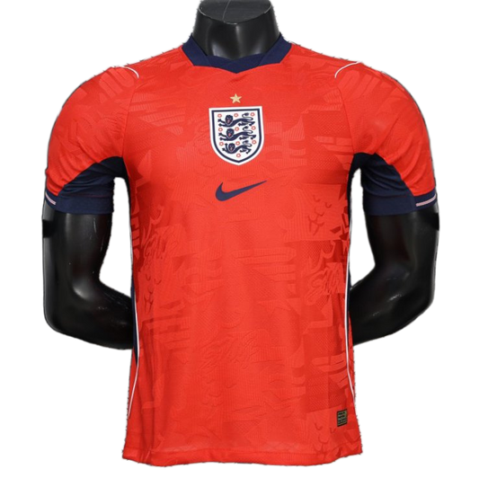 England 2026 Jersey – Player Version – Red – Abstract Graphic Pattern