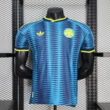 Colombia 2026 Jersey – Player Version – Blue – Wavy Zigzag Pattern