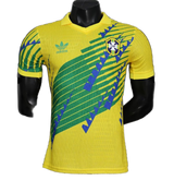 Brazil 2026 Jersey – Player Version – Blue/Green/Yellow – Geometric Patterns