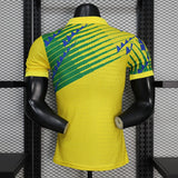 Brazil 2026 Jersey – Player Version – Blue/Green/Yellow – Geometric Patterns