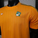 Ivory Coast 2026 Jersey – Player Version – White/Orange – Terrace Icons