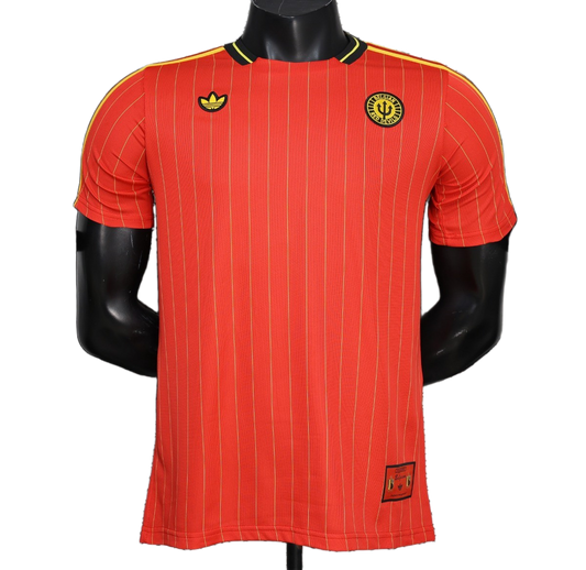 Belgium 2026 Jersey – Player Version – White/Red – Terrace Icons