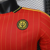 Belgium 2026 Jersey – Player Version – White/Red – Terrace Icons