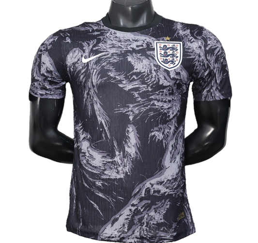 England 2026 Jersey – Player Version – Navy – Dark Lion Brushstroke Pattern