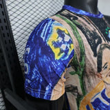 Brazil 2026 Jersey – Player Version – Special Edition – Cbf Hand Drawn Art Featuring Ronaldo Ronaldinho