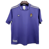 Real Madrid 2026 Jersey – Purple – Adidas Terrace Icons Pinstripe