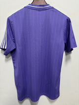 Real Madrid 2026 Jersey – Purple – Adidas Terrace Icons Pinstripe