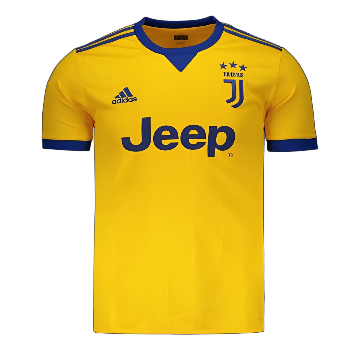 Juventus 2017/18 Away Jersey – Retro Version – Yellow