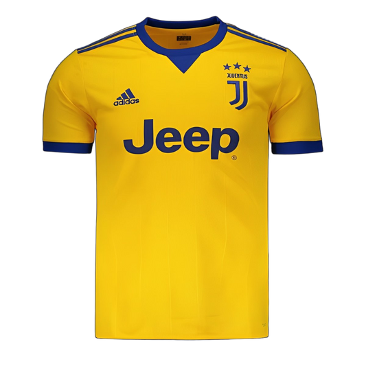 Juventus 2017/18 Away Jersey – Retro Version – Yellow