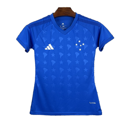 Cruzeiro 2026/27 Home Jersey – Women's – Blue – Full Length