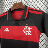 Flamengo 2026/27 Home Jersey – Women's – Red/Black Stripes