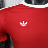 Manchester United 2026/27 Jersey – Player Version – White/Red – Three Stripe Shoulders