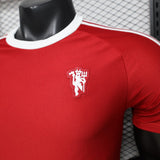 Manchester United 2026/27 Jersey – Player Version – White/Red – Three Stripe Shoulders