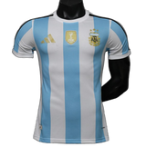 Argentina 2027 Home Jersey – Player Version – White/Blue – Light Stripes Fifa Champion Badge