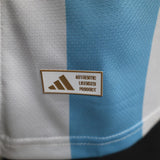 Argentina 2027 Home Jersey – Player Version – White/Blue – Light Stripes Fifa Champion Badge