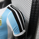 Argentina 2027 Home Jersey – Player Version – White/Blue – Light Stripes Fifa Champion Badge