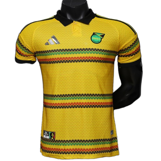 Jamaica 2027 Home Jersey – Player Version – Yellow – Reggae Stripe