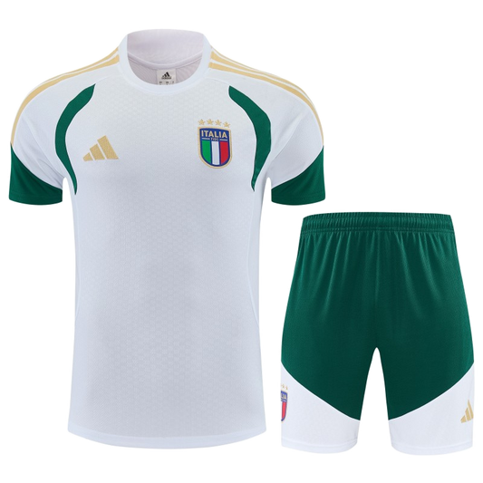 Italy 2026/27 Jersey – White – Short Shorts