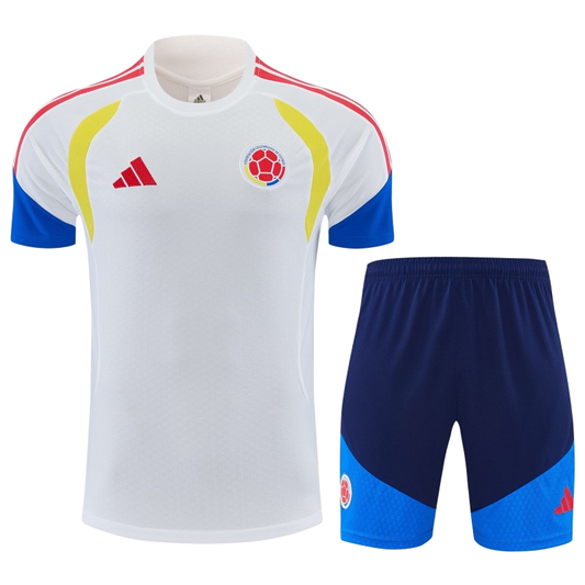 Colombia 2026/27 Jersey – White – Short Shorts