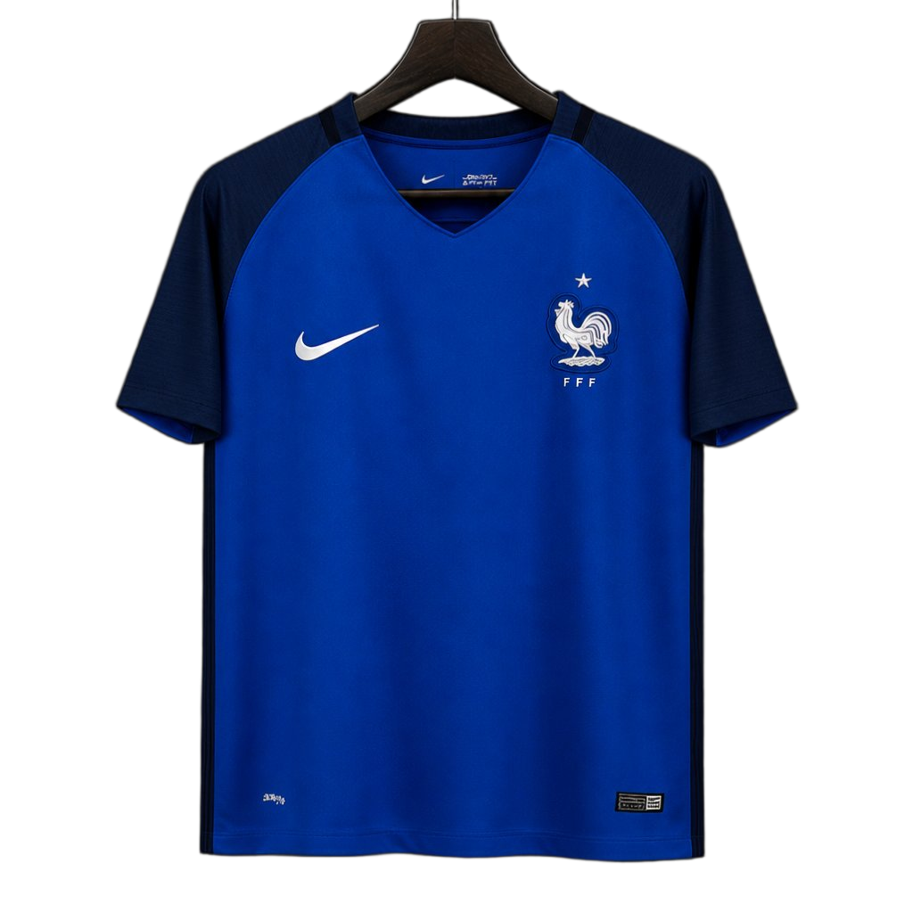 France 2016 Home Jersey – Retro Version